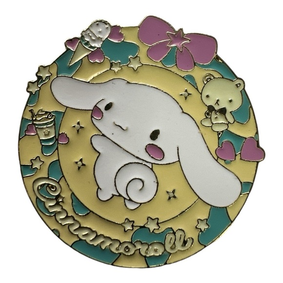 Sanrio Cinnamonroll Enamel Pin Metal Brooch - Picture 3 of 3